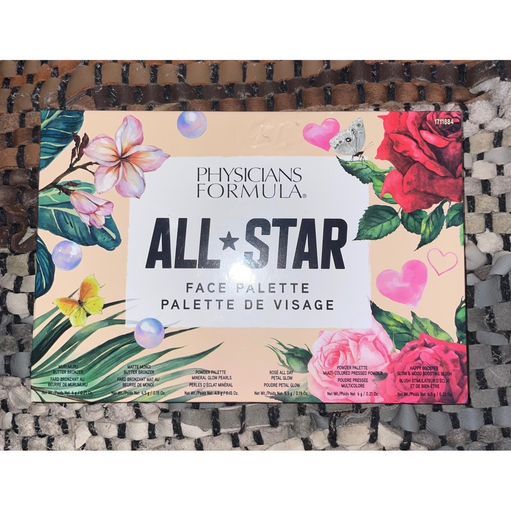 Physicians Formula All Star Face Palette Bronzer Blush Highlight Makeup NWT